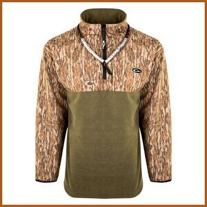 Waterproof Windproof Breathable Hunting Jacket Quarter Zip Pullover